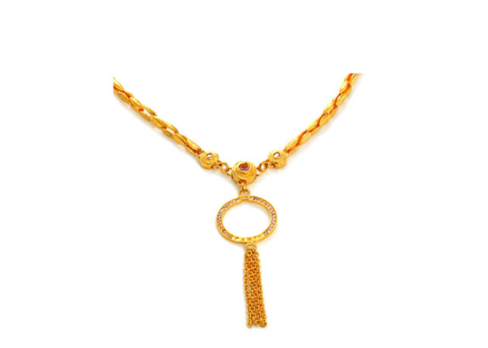 24K 순금 라운드체인 목걸이 37.5g (10돈) 18k장식별도