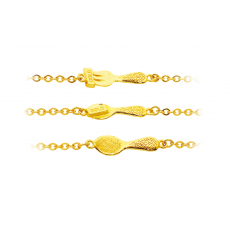 금수저 금포크 골드바 돌팔찌 24K 3.75g (1돈)